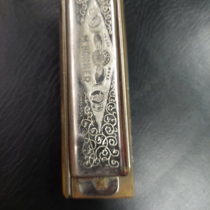 Vintage Hohner The Super Chromonica 12-Hole Chromatic Harmonica Key Of G (USED) "Made In Germany