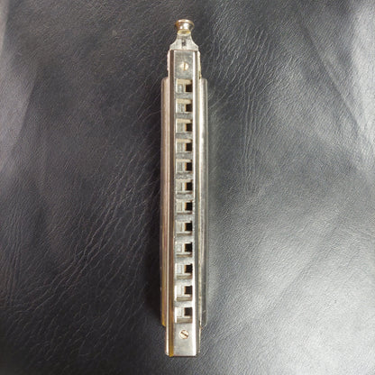 Vintage Hohner The Super Chromonica 12-Hole Chromatic Harmonica Key Of G (USED) "Made In Germany