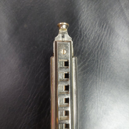 Vintage Hohner The Super Chromonica 12-Hole Chromatic Harmonica Key Of G (USED) "Made In Germany