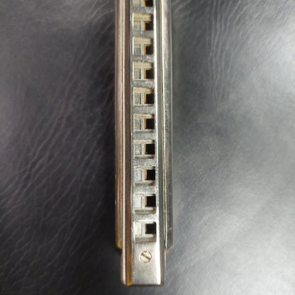Vintage Hohner The Super Chromonica 12-Hole Chromatic Harmonica Key Of G (USED) "Made In Germany
