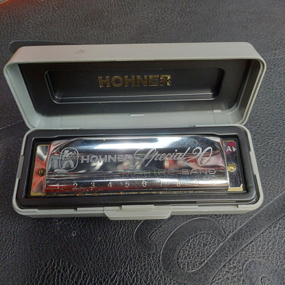 Hohner Special 20 No. 560/20 10-Hole Harmonica Key Of Ab w/ Case (USED) "Made In Germany"