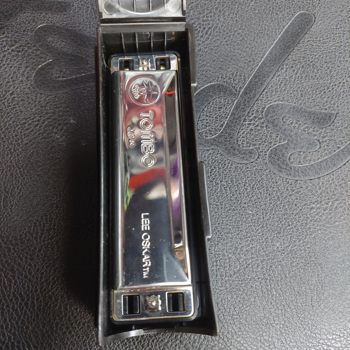 Lee Oskar Harmonica Natural Minor 10-Hole Key of A (USED) "Made In Japan"