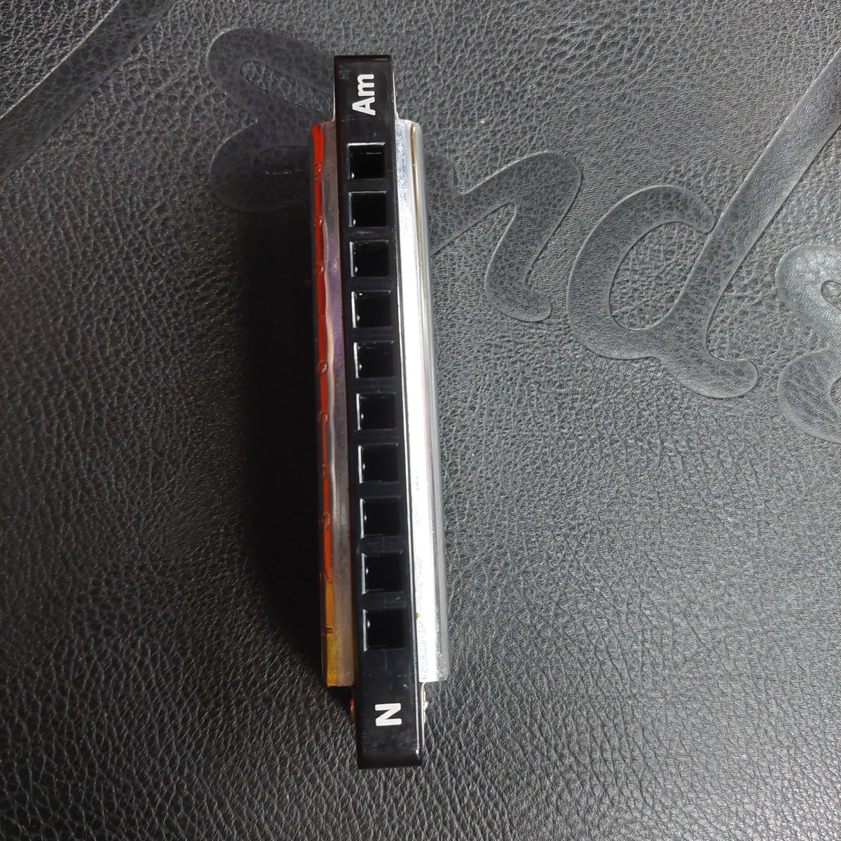 Lee Oskar Harmonica Natural Minor 10-Hole Key of A (USED) "Made In Japan"