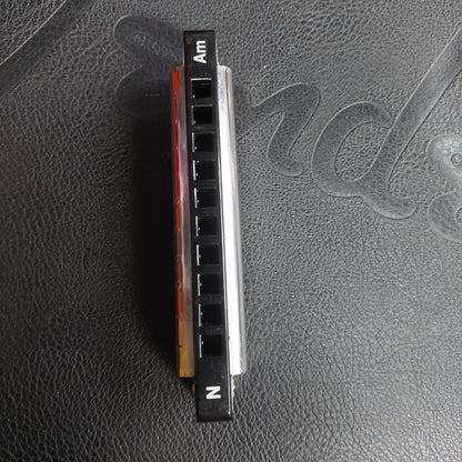Lee Oskar Harmonica Natural Minor 10-Hole Key of A (USED) "Made In Japan"