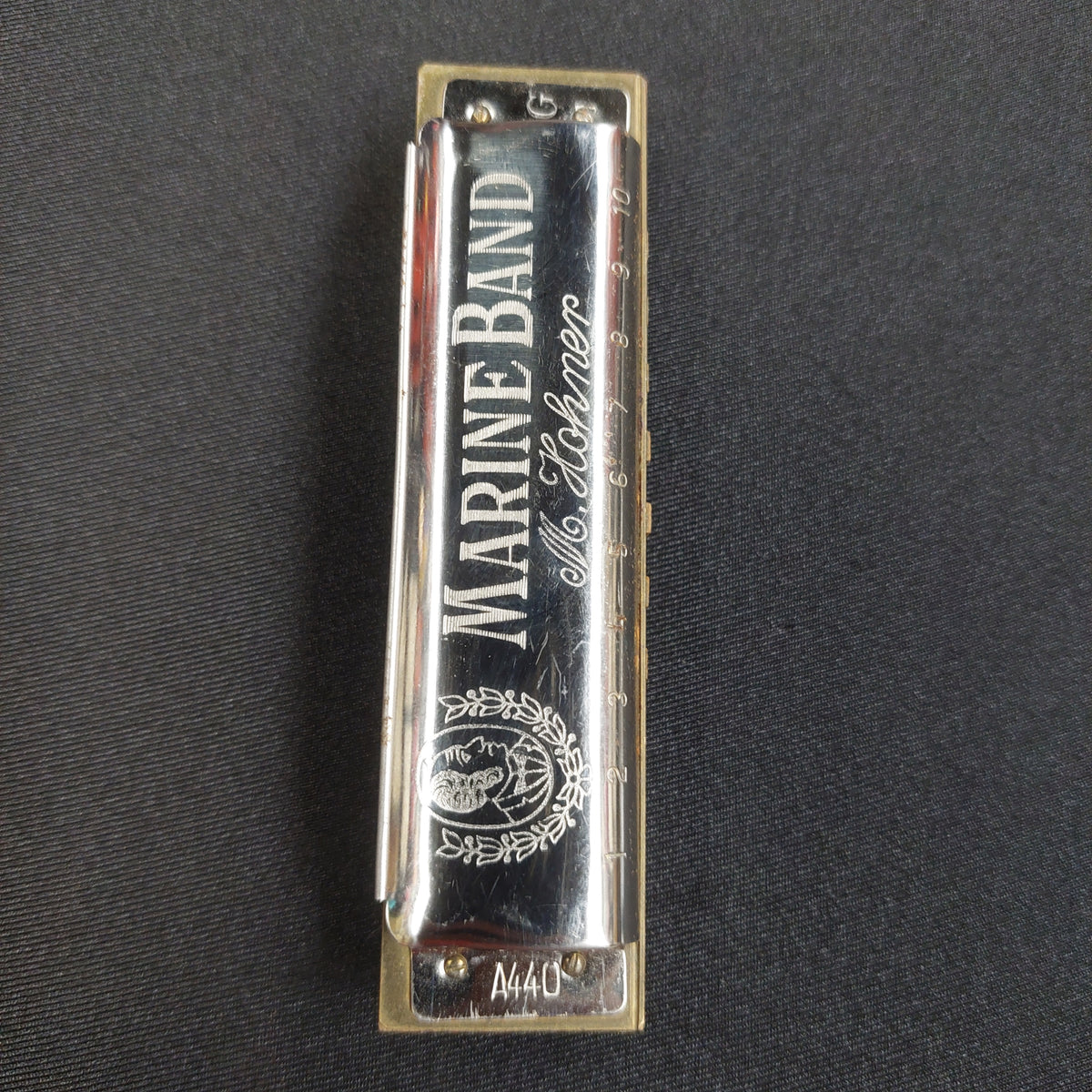 Hohner Marine Band Harmonica 10-Hole Key Of G (USED) "Made In Germany"