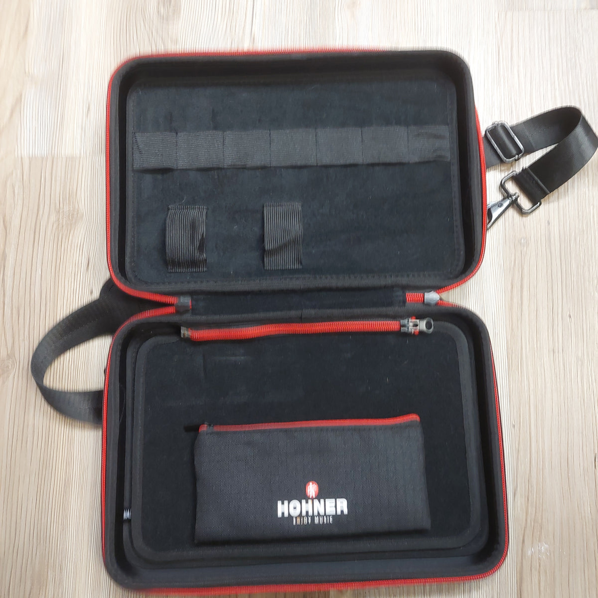 Hohner Harmonica MZ20192 FlexCase Harmonica Case, Large - Black (USED)