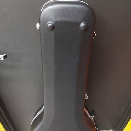 Acoustic Guitar Dreadnought Hard Case - Black (USED) "No Keys Included"