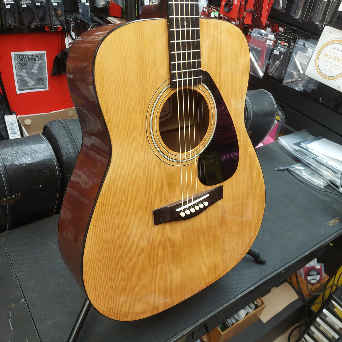 1999 Yamaha FG-402 Acoustic Guitar - Natural SN# 91022403
