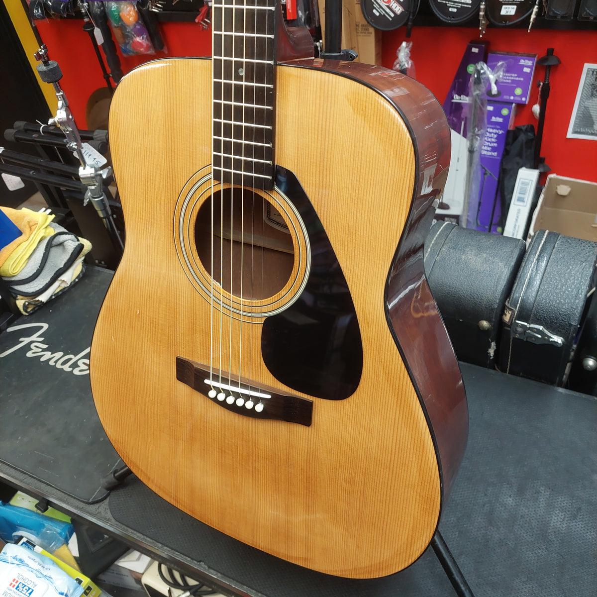 1999 Yamaha FG-402 Acoustic Guitar - Natural SN# 91022403