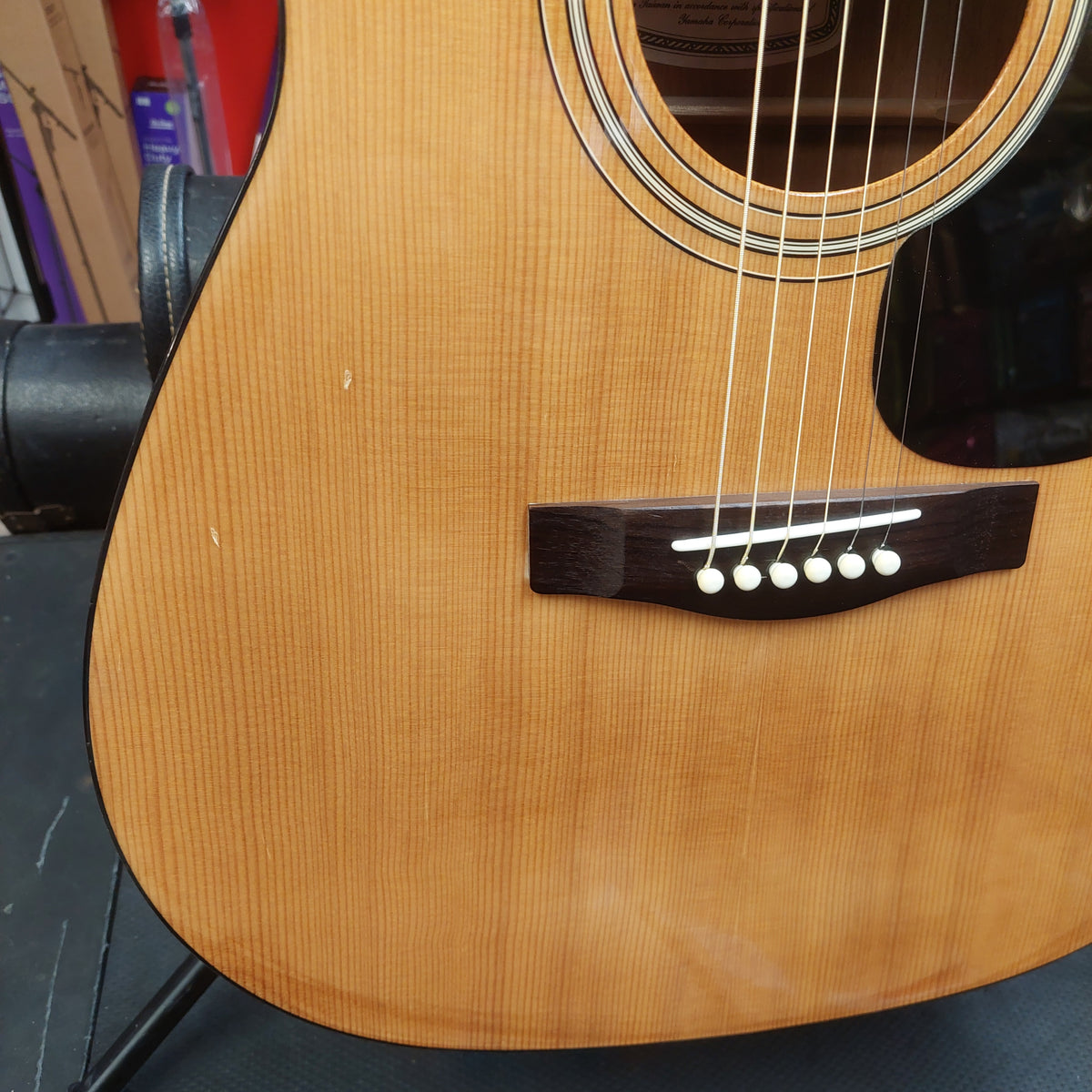 1999 Yamaha FG-402 Acoustic Guitar - Natural SN# 91022403