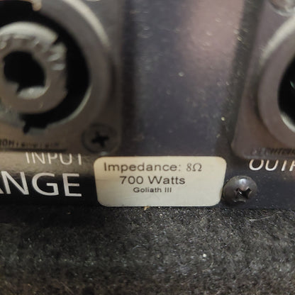 SWR Goliath III Bass Guitar Speaker Cabinet 700-Watt, 4x10" (USED) SN# GLT0209 11816 "Made In USA"