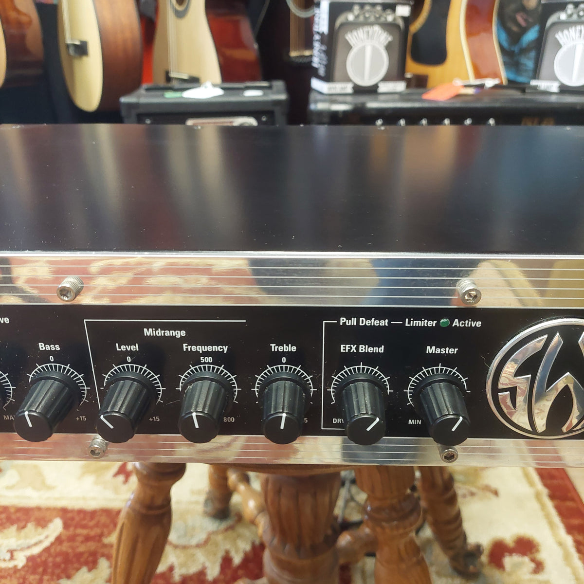 SWR 350X Professional Bass Amplifier Head w/ Power Cable, Speaker Cable, & Subwave Activator Footswitch (USED) SN# TFX0205 1297 "Made In USA"