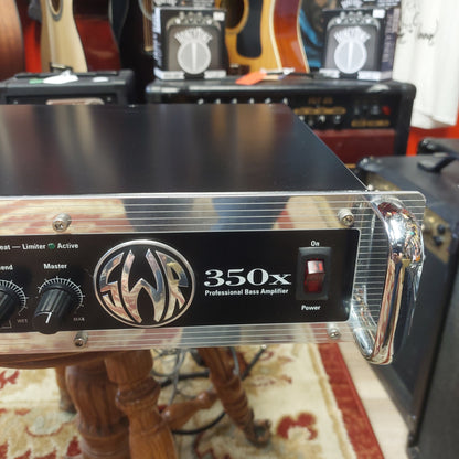SWR 350X Professional Bass Amplifier Head w/ Power Cable, Speaker Cable, & Subwave Activator Footswitch (USED) SN# TFX0205 1297 "Made In USA"
