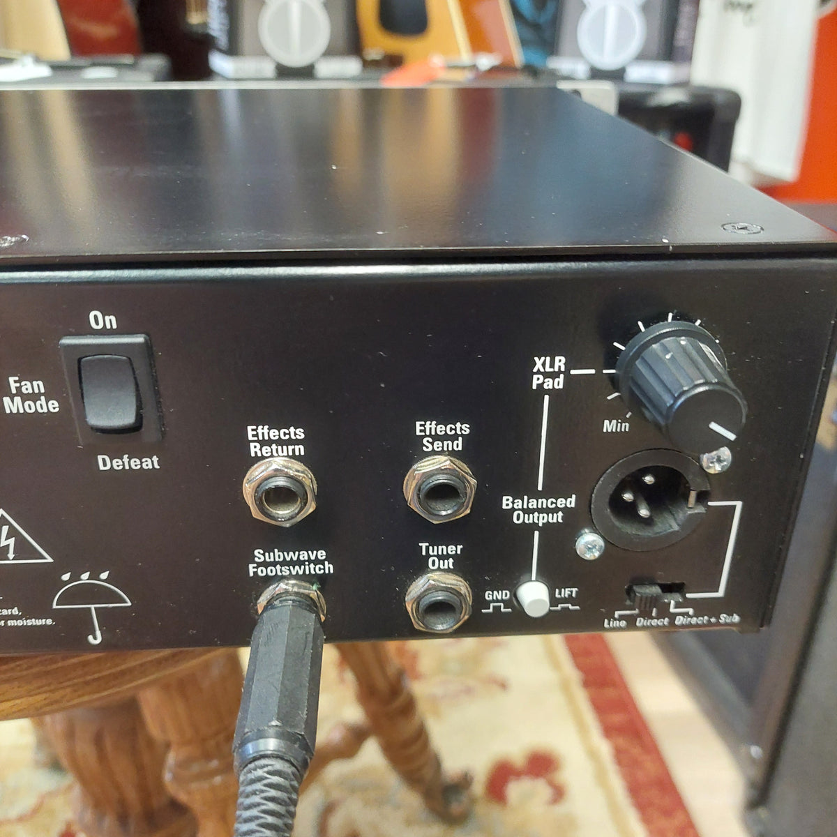 SWR 350X Professional Bass Amplifier Head w/ Power Cable, Speaker Cable, & Subwave Activator Footswitch (USED) SN# TFX0205 1297 "Made In USA"
