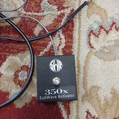 SWR 350X Professional Bass Amplifier Head w/ Power Cable, Speaker Cable, & Subwave Activator Footswitch (USED) SN# TFX0205 1297 "Made In USA"
