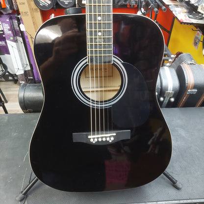 Huntingon GA41 Acoustic Guitar - Black (USED)