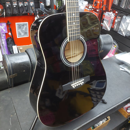 Huntingon GA41 Acoustic Guitar - Black (USED)
