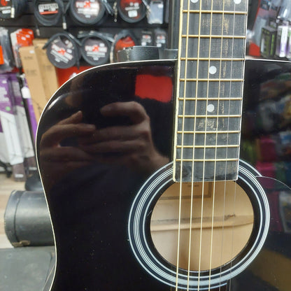 Huntingon GA41 Acoustic Guitar - Black (USED)
