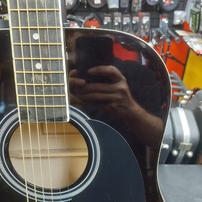 Huntingon GA41 Acoustic Guitar - Black (USED)
