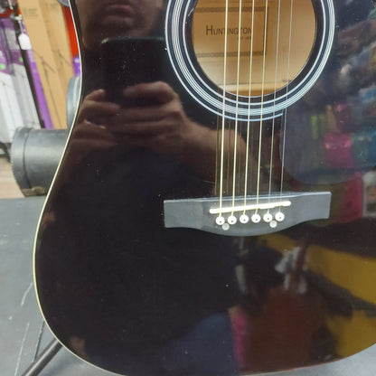Huntingon GA41 Acoustic Guitar - Black (USED)