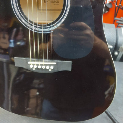Huntingon GA41 Acoustic Guitar - Black (USED)