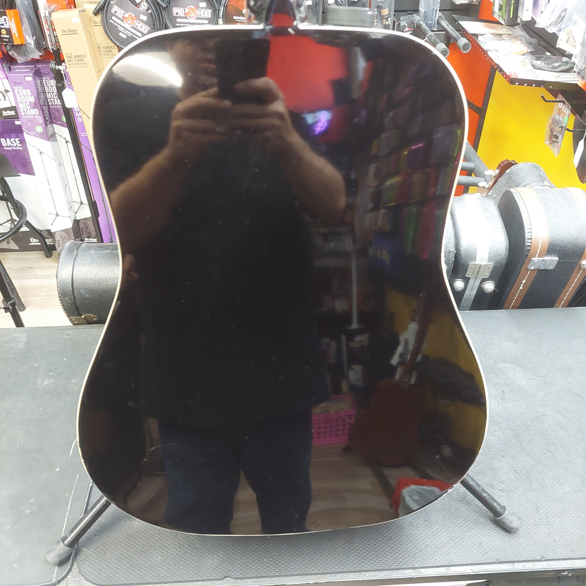 Huntingon GA41 Acoustic Guitar - Black (USED)