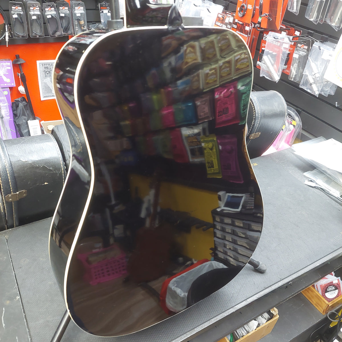 Huntingon GA41 Acoustic Guitar - Black (USED)