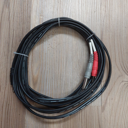 3.5 TRS T0 Dual 1/4" TS Cable - 15 Feet (USED)