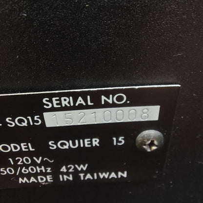 1990's Squier 15 Guitar Amplifier 15-Watt, 1x8" (USED) SN# 15210008