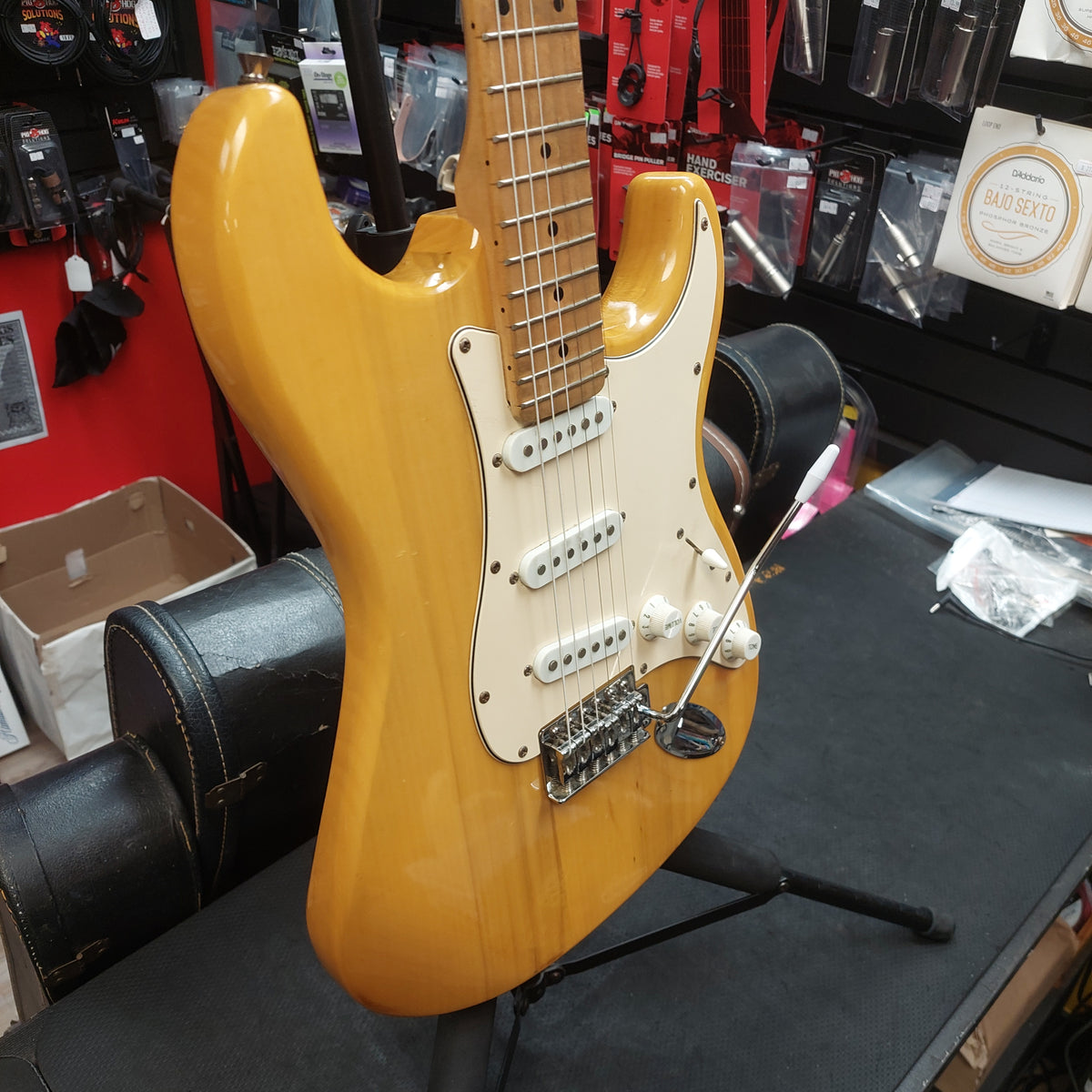 Kalos by Cecilio SSS Electric Guitar - Natural Gloss Finish (USED)