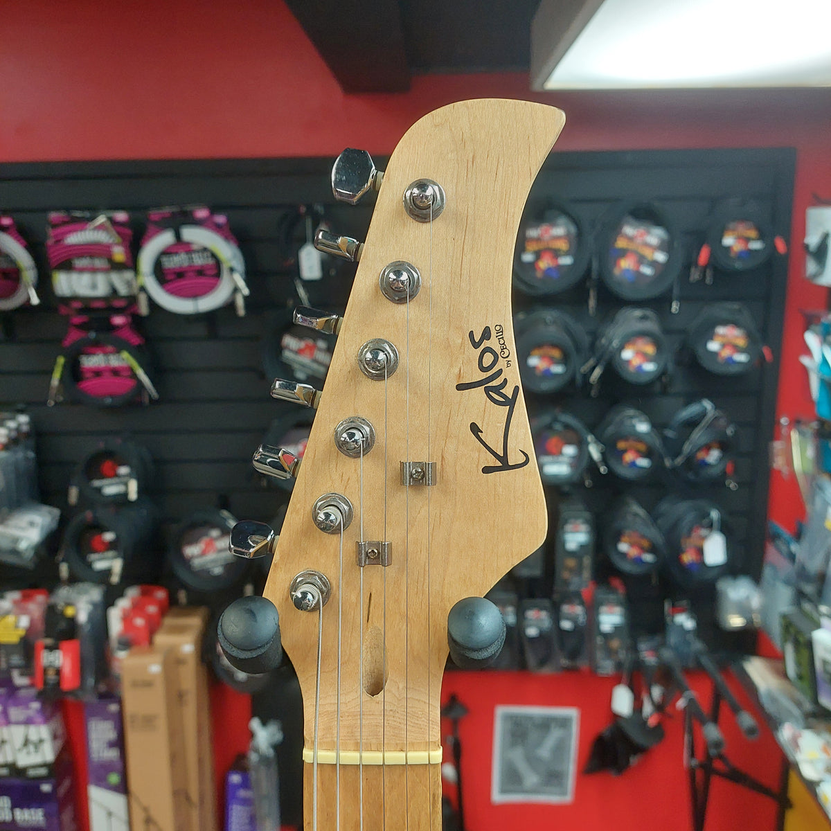 Kalos by Cecilio SSS Electric Guitar - Natural Gloss Finish (USED)