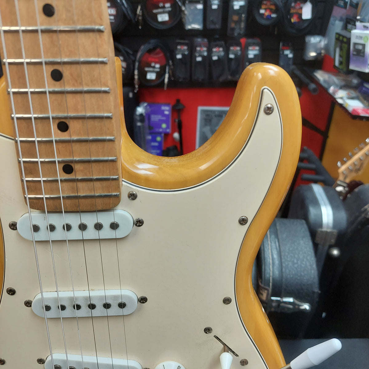 Kalos by Cecilio SSS Electric Guitar - Natural Gloss Finish (USED)
