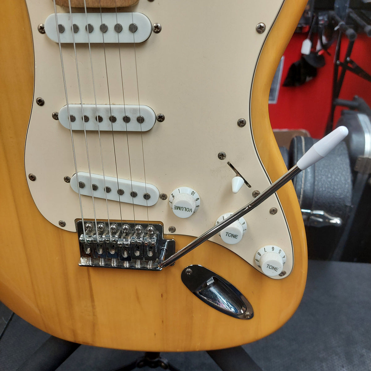 Kalos by Cecilio SSS Electric Guitar - Natural Gloss Finish (USED)