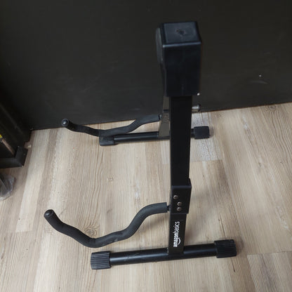 Amazon Basics Folding A-Shape Guitar Stand - Black (USED)