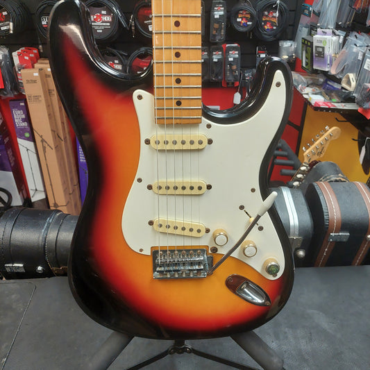 Partscaster SSS Electric Guitar w/ Peavey Predator Neck & Harmony Body - Sunburst (USED)