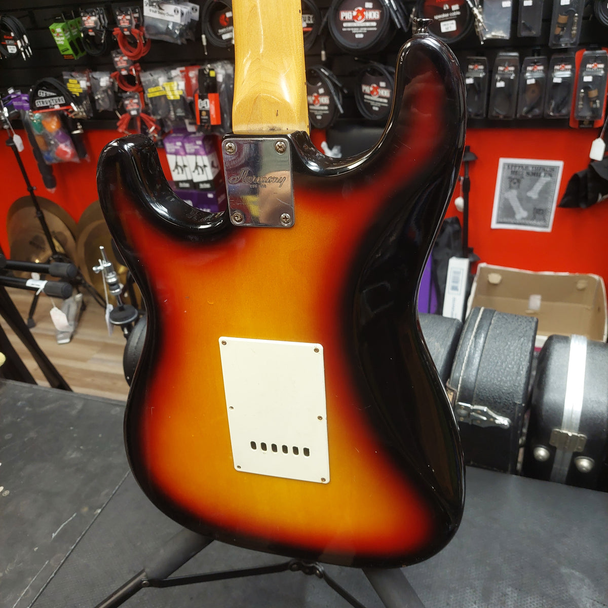 Partscaster SSS Electric Guitar w/ Peavey Predator Neck & Harmony Body - Sunburst (USED)