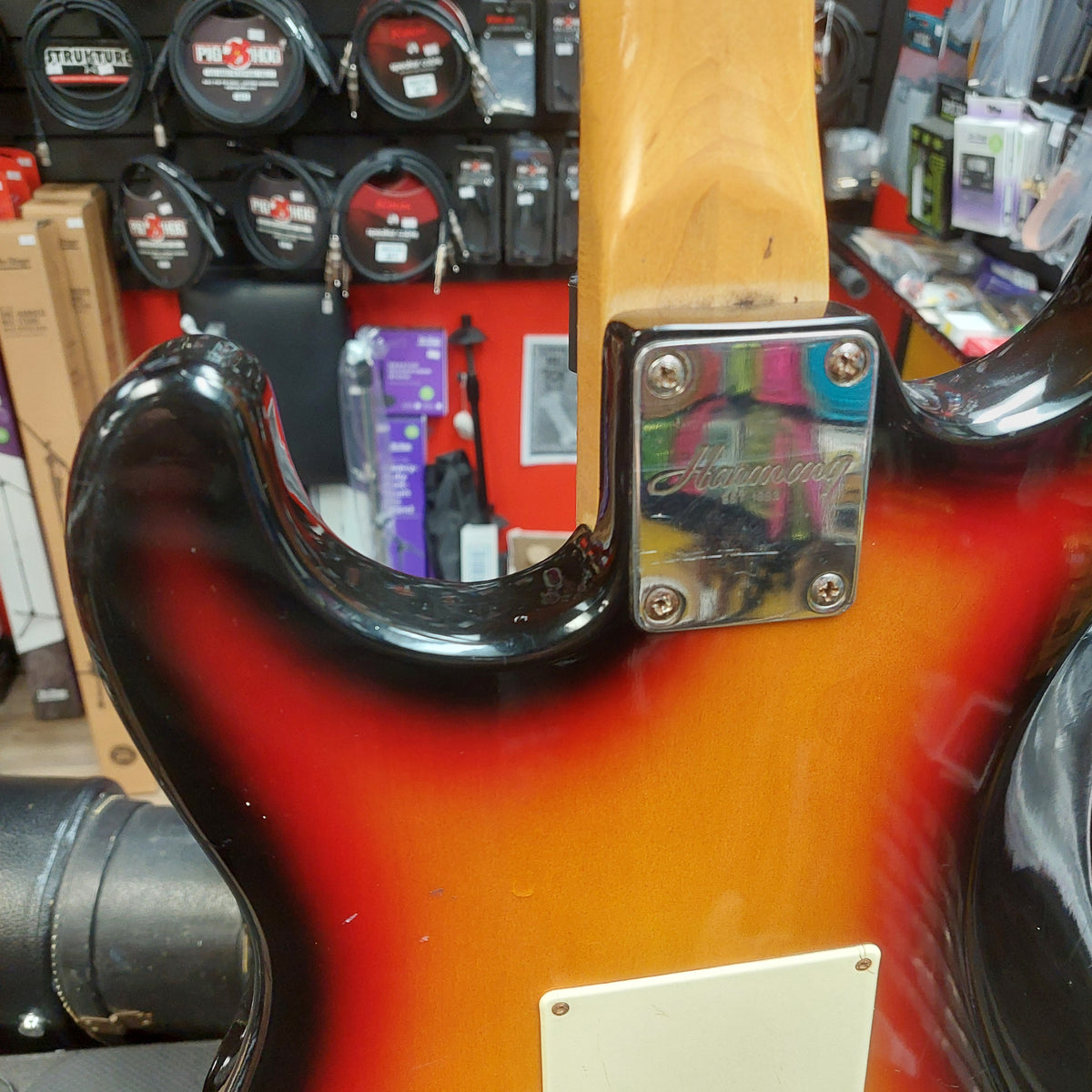 Partscaster SSS Electric Guitar w/ Peavey Predator Neck & Harmony Body - Sunburst (USED)