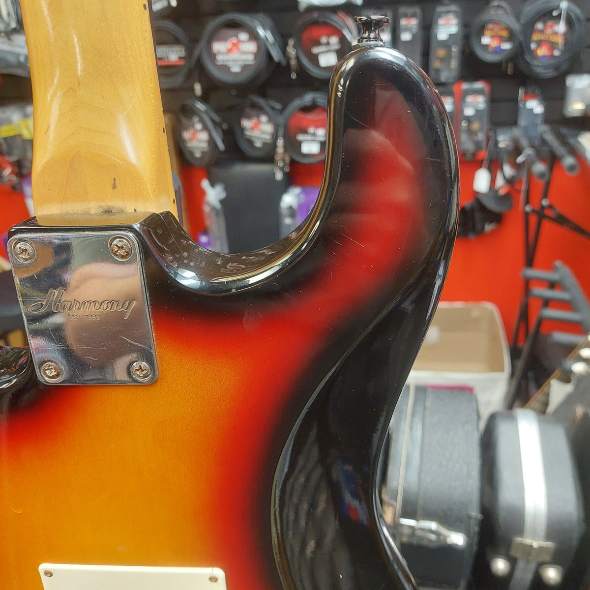 Partscaster SSS Electric Guitar w/ Peavey Predator Neck & Harmony Body - Sunburst (USED)