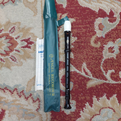 Angel ASRB-101 Soprano Recorder - Black (USED)