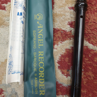 Angel ASRB-101 Soprano Recorder - Black (USED)