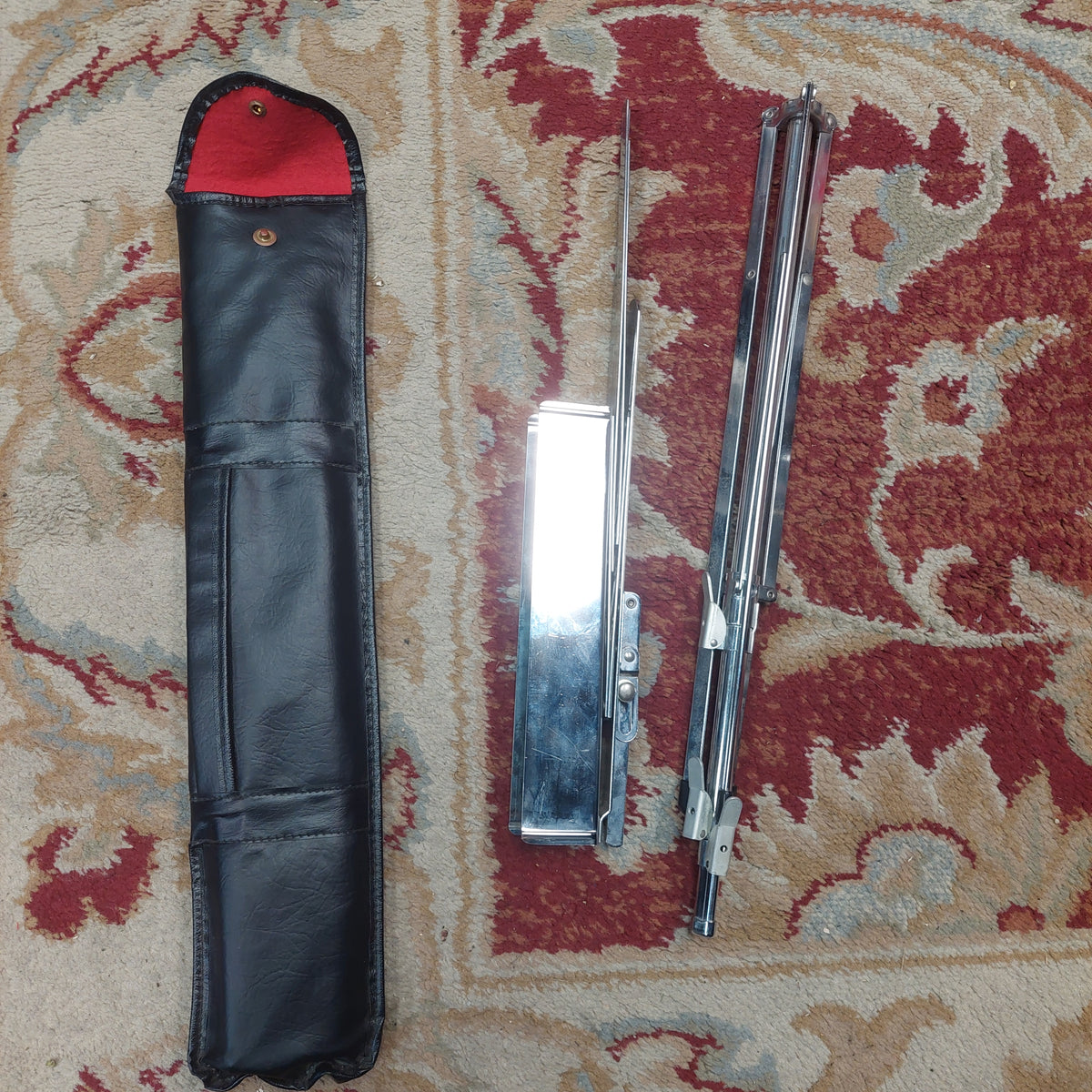 The Hamilton Company Metal Music Sheet Stand - Chrome w/ Carry Case (USED)