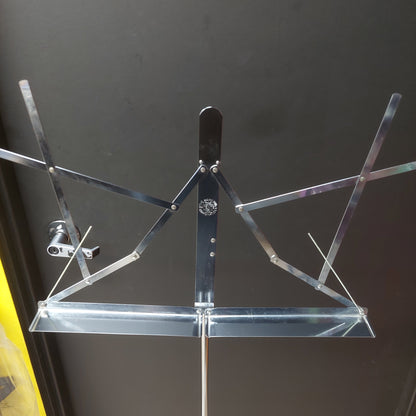 The Hamilton Company Metal Music Sheet Stand - Chrome w/ Carry Case (USED)