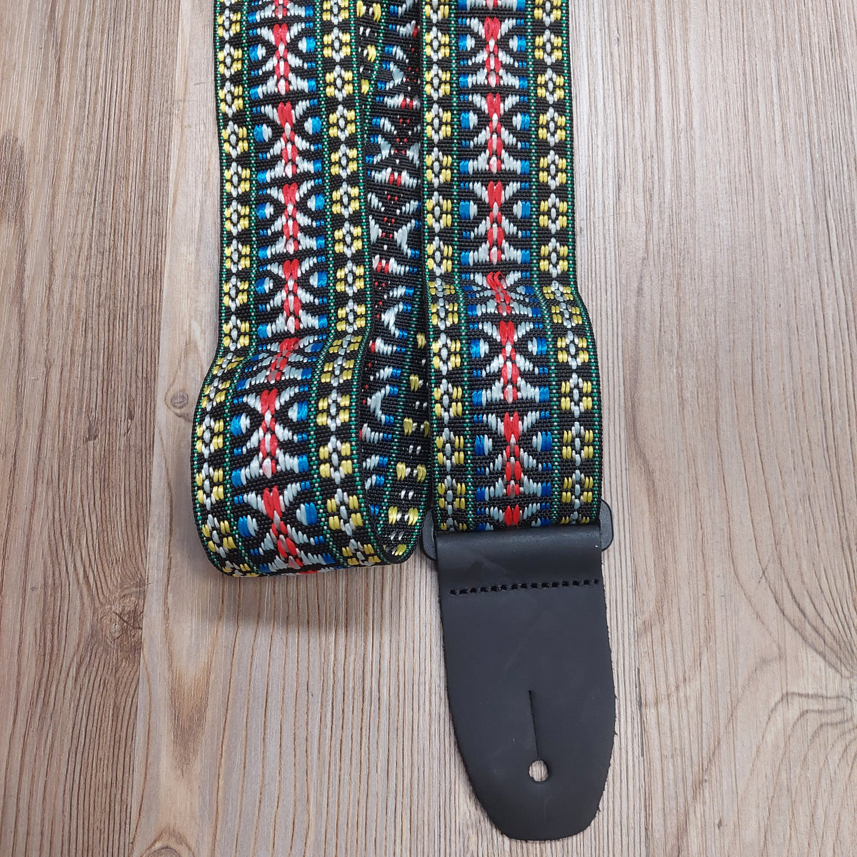 D'ANDREA USA 2" Women Tapestry Guitar Strap Red/Yellow/Blue - DN-1313-3