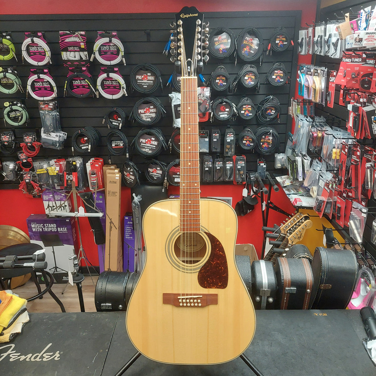 2019 Epiphone DR-212/N 12-String Acoustic Guitar - Natural Gloss SN# 19112304521