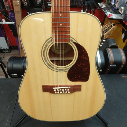 2019 Epiphone DR-212/N 12-String Acoustic Guitar - Natural Gloss SN# 19112304521