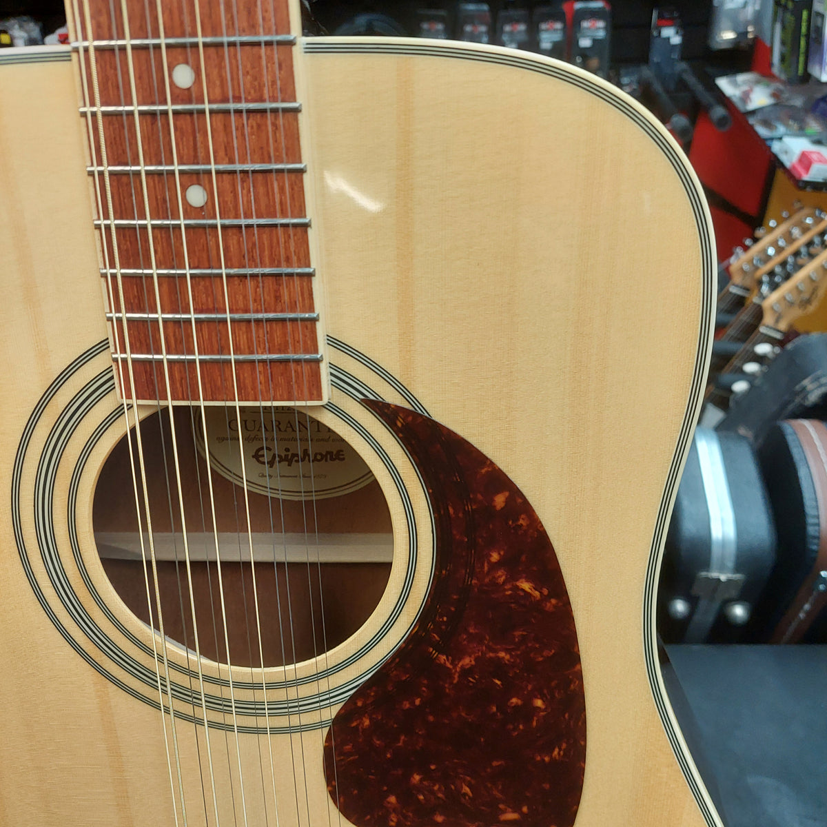2019 Epiphone DR-212/N 12-String Acoustic Guitar - Natural Gloss SN# 19112304521