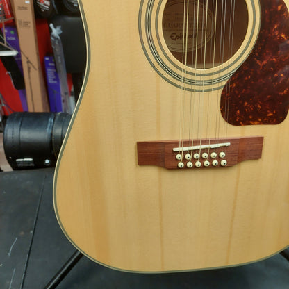 2019 Epiphone DR-212/N 12-String Acoustic Guitar - Natural Gloss SN# 19112304521