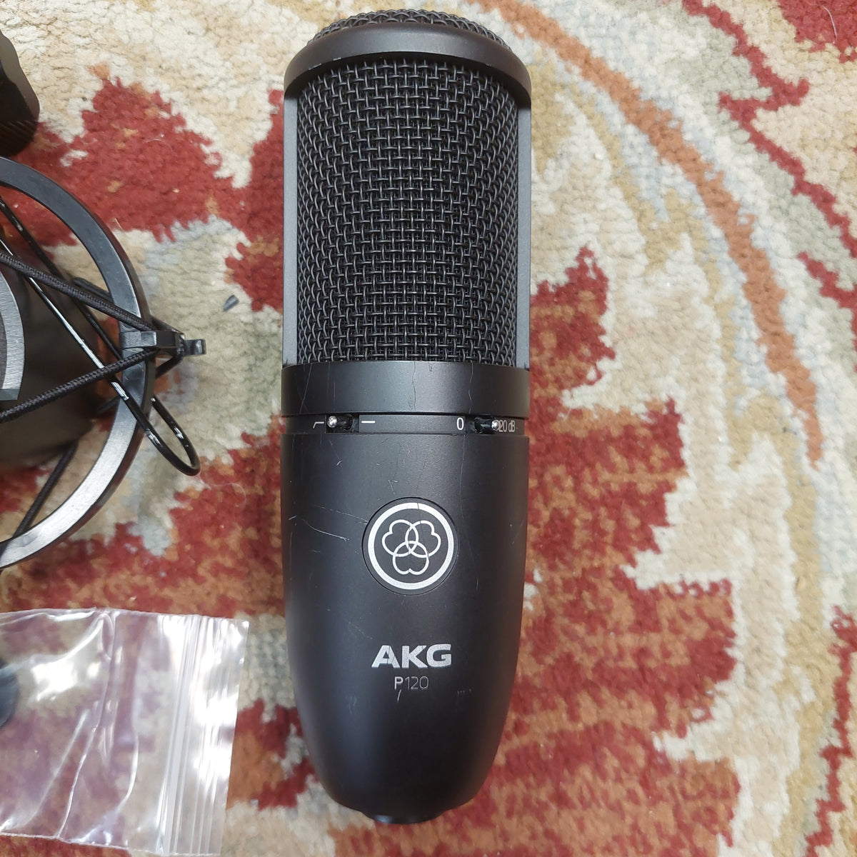 AKG P120 Cardioid Condenser Microphone w/ Shock Mount (USED)