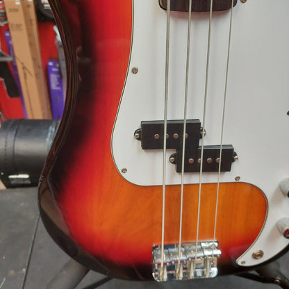 Vizcaya 4-String Bass Guitar - Sunburst (USED) "Sold As Is" Has Minor Body Damage