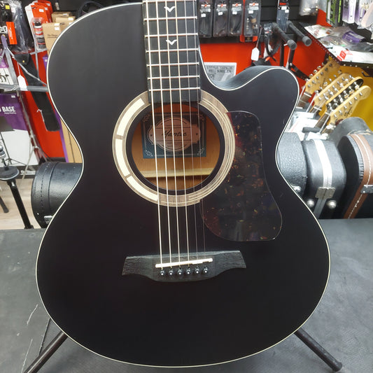Mantic GT-1ACBK Acoustic Guitar - Satin Black (USED) SN# 22073277